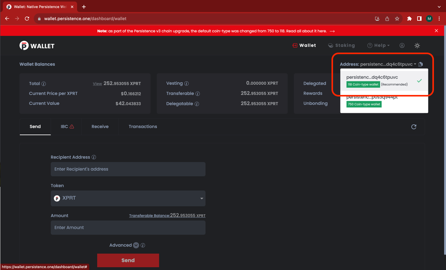 Persistence Wallet | Persistence Docs