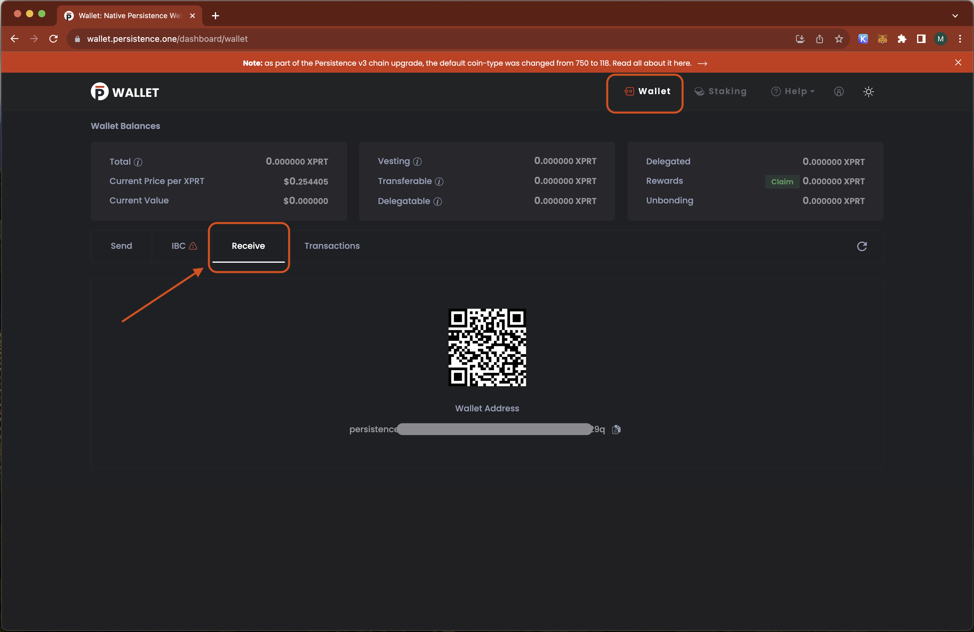 Ledger Hardware Wallet | Persistence Docs